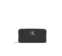 Calvin Klein CKJ Minimal Monogram Zip Around Black