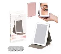 Compagnon de voyage idéal - Miroir LED léger et compact conçu pour tenir dans votre sac à main, votre valise ou votre bagage à main ; idéal pour les vacances, les voyages d'affaires et les retouches