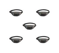 Compagnon de voyage Sacs banane imperméables pour essentiels Sacs banane en PU Sac banane large mode multifonctionnel Violet, Lot de 5 (noir), Fidèle à la description, comme description