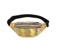 Compagnon de voyage Sacs banane imperméables pour essentiels Sacs banane en PU Sac banane large mode multifonctionnel Violet, doré, Fidèle à la description, comme description