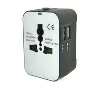 Compagnon de voyage universel, adaptateur de ports USB en alliage d'aluminium pour une utilisation universelle, protection par puce IC intelligente