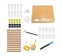 CompagnoSystème D'élevage De Reine, Apiculteur-king-mise À Niveau Exigeant V Königin-Aufguchtbox-Bee-Bee Tool Avec Des Outils D'équipement De Tasses Cellulaires, Creed Bee Pour Le Laboratoire Complet,