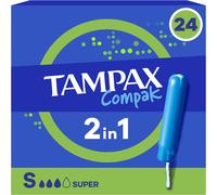 Compak Super Tampons Avec Applicateur X24,Protection Et Confort Pendant Vos Règles