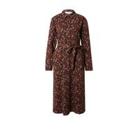 Compania Fantastica Robe-chemise chocolat / cognac / blanc, Taille 34