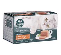 COMPANINO - Pâtée pour Chat Adulte en Mousse Poulet Lapin Boeuf Veau Supreme Carrefour | Onctueuse et savoureuse | Repas Gourmand pour Chats | Les 4 boîtes de 85g | Lot DE 4
