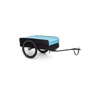 Klarfit Remorque Velo Cargo, Charette Velo à 2 Roues, Remorque Vélo pour Bicyclette, Kit de Fixation pour Remorques en Acier avec Attelage et Support, Chariot Etanche pour Camping, Bagages, Trekking