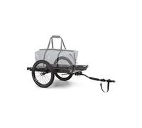 Klarfit Remorque Velo Cargo, Charette Velo à 2 Roues, Remorque Vélo pour Bicyclette, Kit de Fixation pour Remorques en Acier avec Attelage et Support, Chariot Etanche pour Camping, Bagages, Trekking