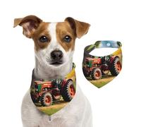 Company Bandanas d'été pour chiens, bandanas d'été pour chiens, lavables, réglables, triangulaires, bavoirs mignons pour chiens de taille moyenne et grande taille