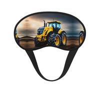 Company Masque de sommeil avec bande élastique pour les yeux Motif tracteur agricole Bloque la lumière, confortable pour la sieste de voyage