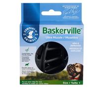 COMPANY OF ANIMALS-Muselière pour chien noire caoutchouc thermoplastique Baskerville Ultra - Taille 1