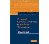 Comparative Corporate Governance of Non-profit Organizations, International Corporate Law and Financial Market Regulation