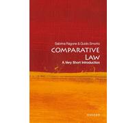 Smorto Guido – Comparative Law: A Very Short Introduction – Livre en anglais – Oxford University Press