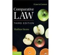 Comparative Law by Siems & Mathias European University Institute & Florence Siems Mathias European University Institute Florence (Auteur)