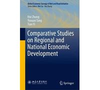 Comparative Studies On Regional And National Economic Development