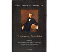 Comparative Succession Law by ZIMMERMANN ET AL Hardcover Book Edited by Kenneth G C Reid , Edited by Marius J de Waal , Edited by Reinhard Zimmermann (Auteur)
