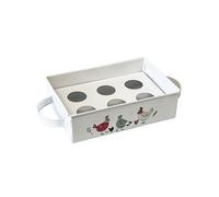 Compartiment à ufs - En métal - 6 x 20 x 13.5 cm