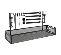 Compartiment de gestion des câbles - Pas de pont - Compartiment de gestion des câbles - Organiseur haute performance - Câble en métal pour tablette de bureau, support de bande d'alimentation, solution