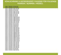 Compartiment de rangement compatible avec Liebherr 9031104 VarioBox 145 x 92 mm - Petit modèle pour porte de réfrigérateur