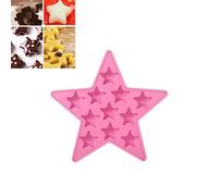 Compartiment Glaçons Glaçons Boîte Bac à Glaçons Glaçons aux Fruits Bac à Glaçons Réfrigérateur pour les Glaçons, le Pudding, le Biscuit, la Gelée de Mousse, les Plats Préparés, le Chocolat (Rose)