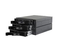 Compartiment pour lecteur de stockage Chieftec CBP-2131SAS avec ventilateur - Noir - SATA 6Gb/s et SAS 6Gb/s