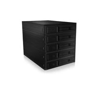 ICY BOX IB-565SSK - Compartiment pour lecteur de support de stockage - 3.5" - noir Noir G