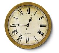 Compartiment secret, coffre fort discret, 10 pouces horloge murale Guide de flux coffre, cachette argent, fort caché avec compartiment caché, secret caché horloge Vintage grand cercle bijoux cash(Or)