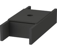 Compartimentage intérieur universel Duravit à monter ultérieurement, couvercle inclus, noir diamant, pour meubles sous-lavabo, UV995500000