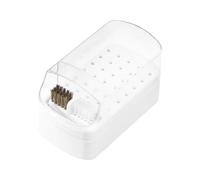 Compartiments Box Bodies-30, Conteneur Anti-beurre, Support De Stockage Portable, Unité Robuste Avec Double Brosse | Organisateur De Conseils Pour Les Gouttes À Ongles Utilisation Profess