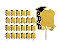 Compartiments de finition - 24 pièces à double face - Éventail pour le visage avec poignée - Pour souvenirs, mariage, voyage, école, université, anniversaire, festival, etc