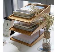 Compartiments de rangement WJYLM, corbeille à courrier, classeur en papier, support de document, classeur de bureau, support de magazine, support de journal, pour documents de bureau