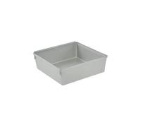 Compartiments modulables gris pour tiroir - 15 x 15 x 5 cm