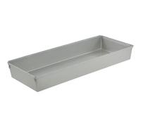 Compartiments modulables gris pour tiroir - 15 x 38 x 5 cm