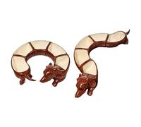 Compartment Tray Set | Dachshund 5 Section Funny Dish | Divided Serving Platter | Divided Serving Tray | Divideds Trays Vintage For Home Kitchen Eating Dinner Tabletop Restaurant Food Nuts Candy