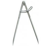 Compas à charnière à pointes avec 1/4 de cercle - longueur 250 mm TALIAPLAST
