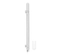 Compas à Échelle Radiale en Alliage de Zinc Blanc pour Dessin Technique | Outil pour Tracer des Courbes, Mesure Précise, Usage Menuisier et Bois, Design Ergonomique