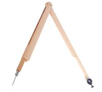 Compas à Fléau en Bois Beige, Outil de Dessin pour Illustrations Techniques
