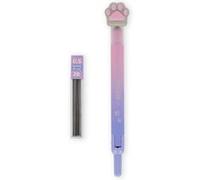 LEGAMI - Compas avec mine automatique, thème Kitty, 10 mines 0,5 mm avec 2B inclus, diamètre max 30 cm, compact, structure métallique résistante, 1.6 x 13 x 1.7 cm