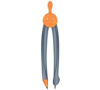 Compas à mine - Rechargeable - Corps en plastique - 13,5cm longueur - Scolaire