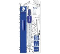 Staedtler – Compas à mine scolaire en métal avec mines de rechange