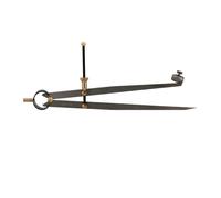 Compas à ressort avec porte-crayon acier 250 mm WILMART 180505