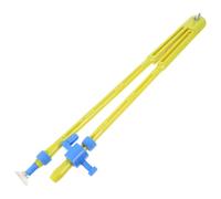 Compas D’enseignant pour Dessin Technique, Grand Modèle Plastique | Aide de Mesure, Démonstrations au Tableau Blanc, Outil Pédagogique Polyvalent, Couleur Jaune