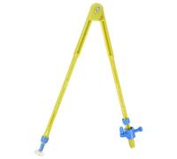 Compas de Démonstration pour Enseignants, Grand Modèle Jaune en Plastique | Ancrage Sûr sur Tableau Blanc, Léger pour Tracés Clairs, Cours de Géométrie et Instruction
