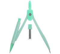 Compas de Dessin en Métal pour Élèves, Haute Précision Portable | Fournitures Scolaires pour Maths et Atelier, Ne Se Plie Pas Facilement, Ne Casse Pas, Vert
