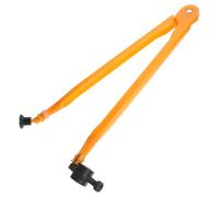 Compas de Dessin en Plastique Orange pour Démonstration Scolaire | Réglage du Rayon, Outil Léger et Portable, Usage au Tableau, pour Enseignants et Professionnels