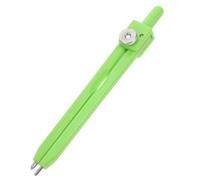 Compas de Dessin Haute Précision pour Portable, Plastique Vert, Aveugles | Outil Compact et Résistant, Design Simple à Utiliser, pour Tracé Circulaire et Examens, Format Pratique