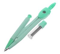Compas de Dessin Métallique pour Étudiants, Outil Précis Vert | Kit Scolaire Portable, Matériau Métal Robuste, Usage Examen et Classe, pour Tracer des Formes Précises
