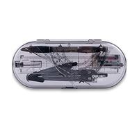 Compas de Dessin Outils de Dessin Math Compass Set Geometry Compasses Set For Architecte Ingénieur Student Geometry Precision Tool Circle Dessor Tool Kit de Règle Mathématique