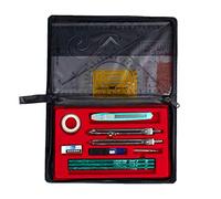 Compas de Dessin Outils de Dessin Outil de dessin d'anomalie de géométrie de précision Portable Kit de géométrie mathématique traceur combiné fournitures de bureau Kit de Règle Mathématique