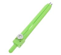 Compas de Dessin pour Aveugles en Plastique Vert, Réglage Facile du Rayon | Outil Scolaire Transportable pour Papier et Planches à Dessin, Adapté aux Professionnels, Personnels Spécialisés, Maison