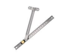 Compas De Fenêtre Support de fenêtre en acier inoxydable, contrôleur d'angle, gousset, limiteur fixe, butée coupe-vent, verrouillage sécurité for enfants(10inch-Style 2)
